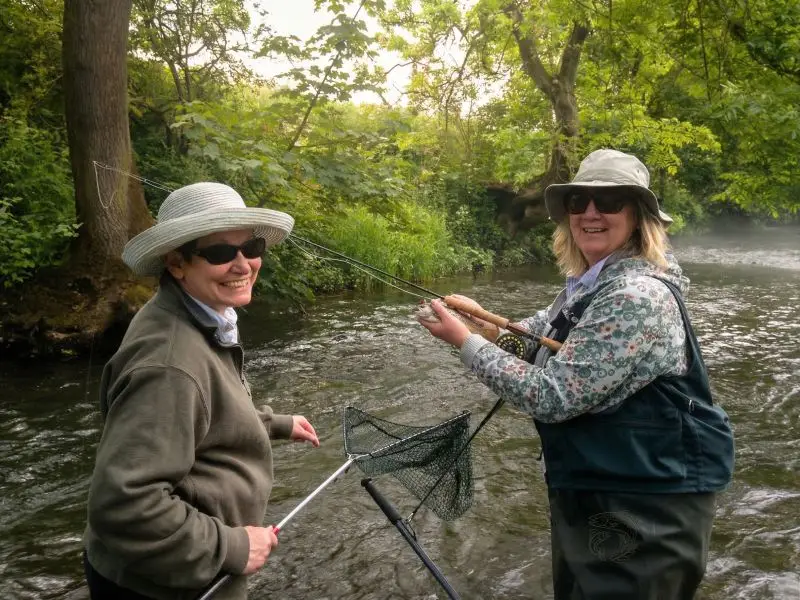 Guided fishing session with Bernie Maher