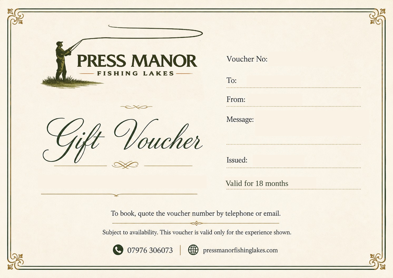 Fly Casting Instruction - Gift Voucher
